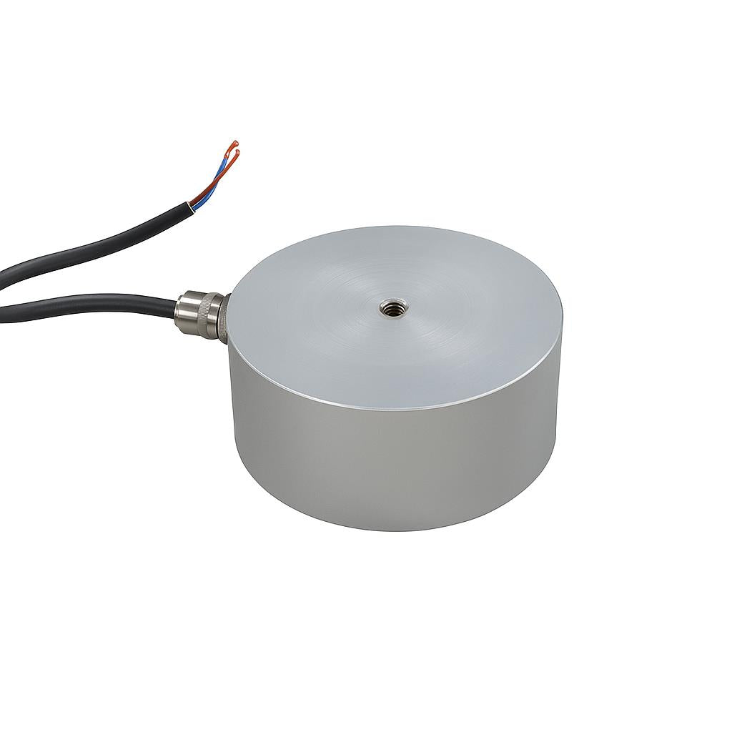 Ø100x43 mm 24V Electromagnet - M8 Connected, Side-Threaded Cable Output, Powerful Industrial Type Electromagnet