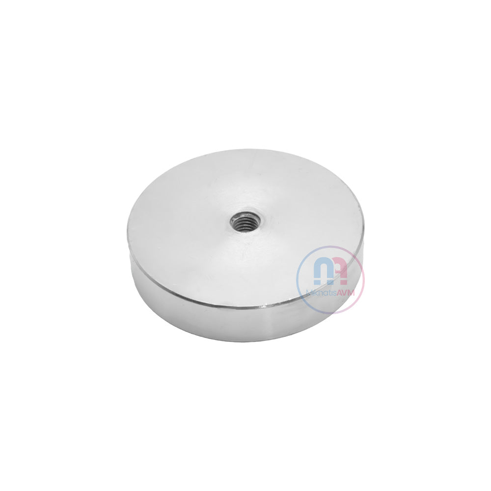 Ø100 mm Neodymium Pot Magnet with Female Connector