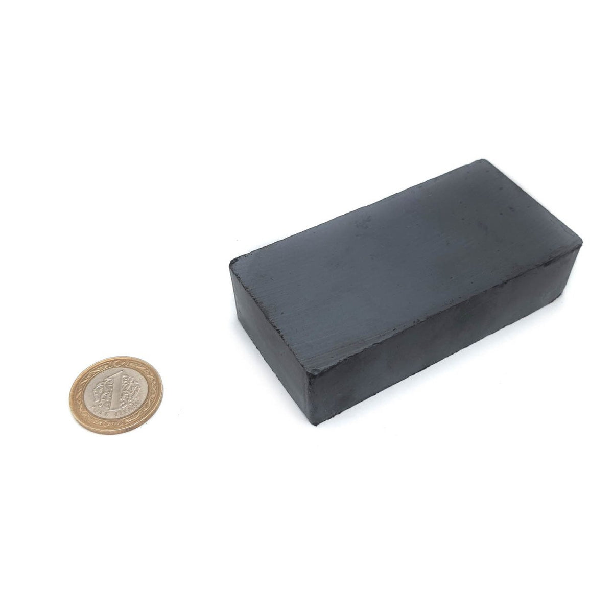 100x50x25 mm Ferrite - Ceramic Processing Magnet (Y35 Quality)