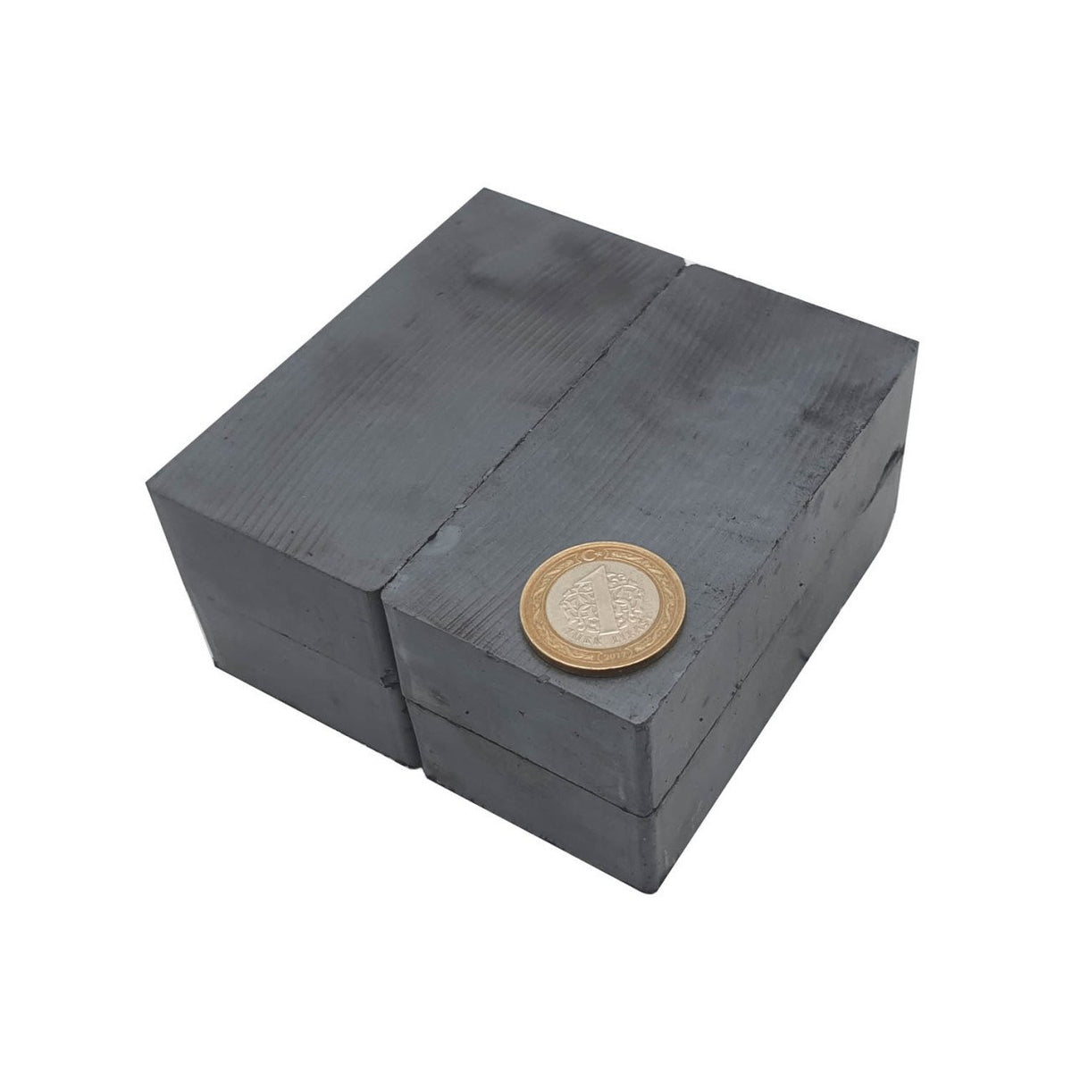 100x50x25 mm Ferrite - Ceramic Processing Magnet (Y35 Quality)