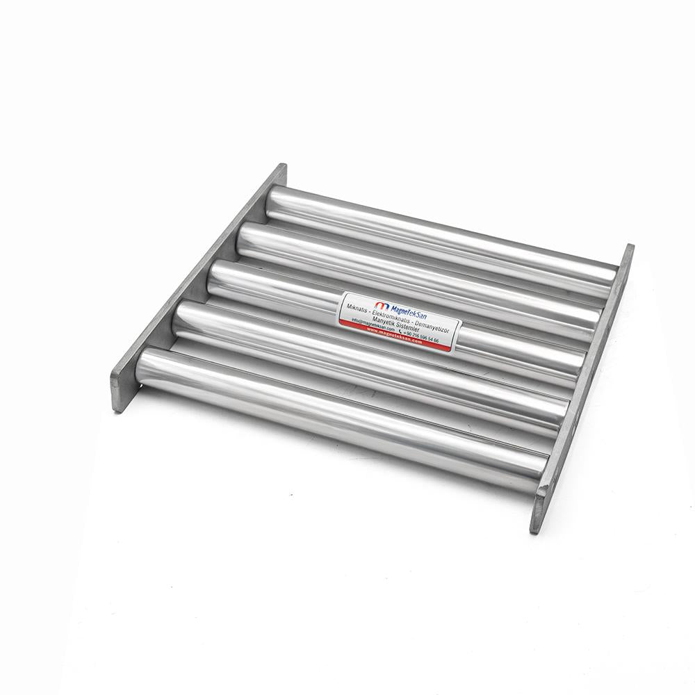 Food Grade Magnetic Grid for Raisin Processing – Ø25 mm Rods