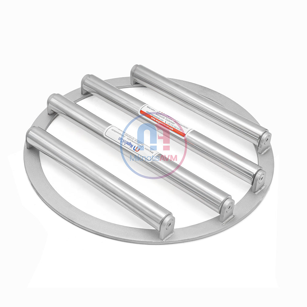 Ø320 mm Neodymium Mesh Magnet – High-Efficiency Metal Separator Used in Silo Outlets (S87KL Series)