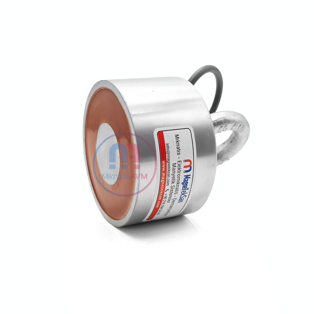 Ø105x60 mm Electromagnet – Top Mounting, Female Threaded, Heavy Duty Industrial Magnet