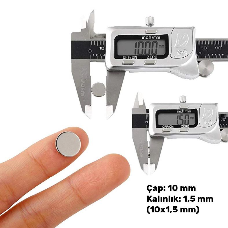 Ø10x1.5 mm Neodymium Magnet