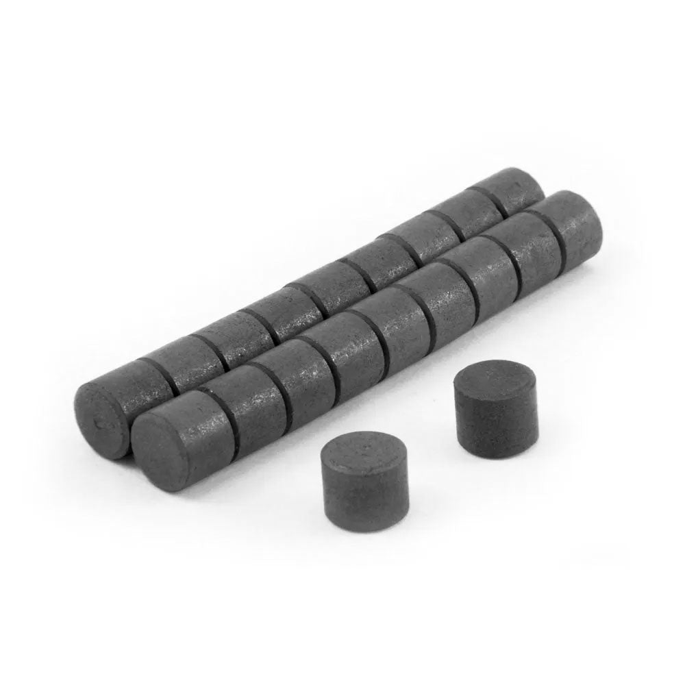 Ø10x10 mm Ferrite Magnet - Diameter 10 mm, Thickness 10 mm