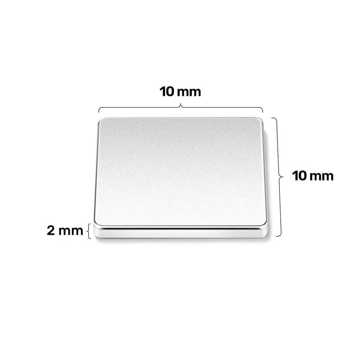 10x10x2 mm Neodymium Square Magnet