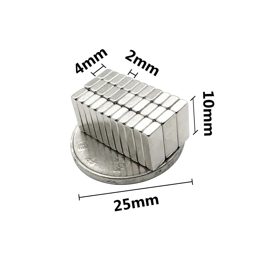 10x4x2 mm Neodymium Rectangular Magnet
