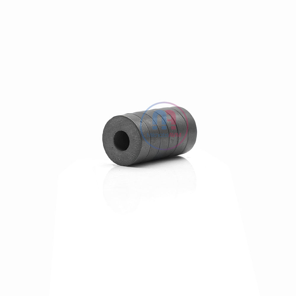 Ø10x4x3 mm Y35 Ferrite Magnet