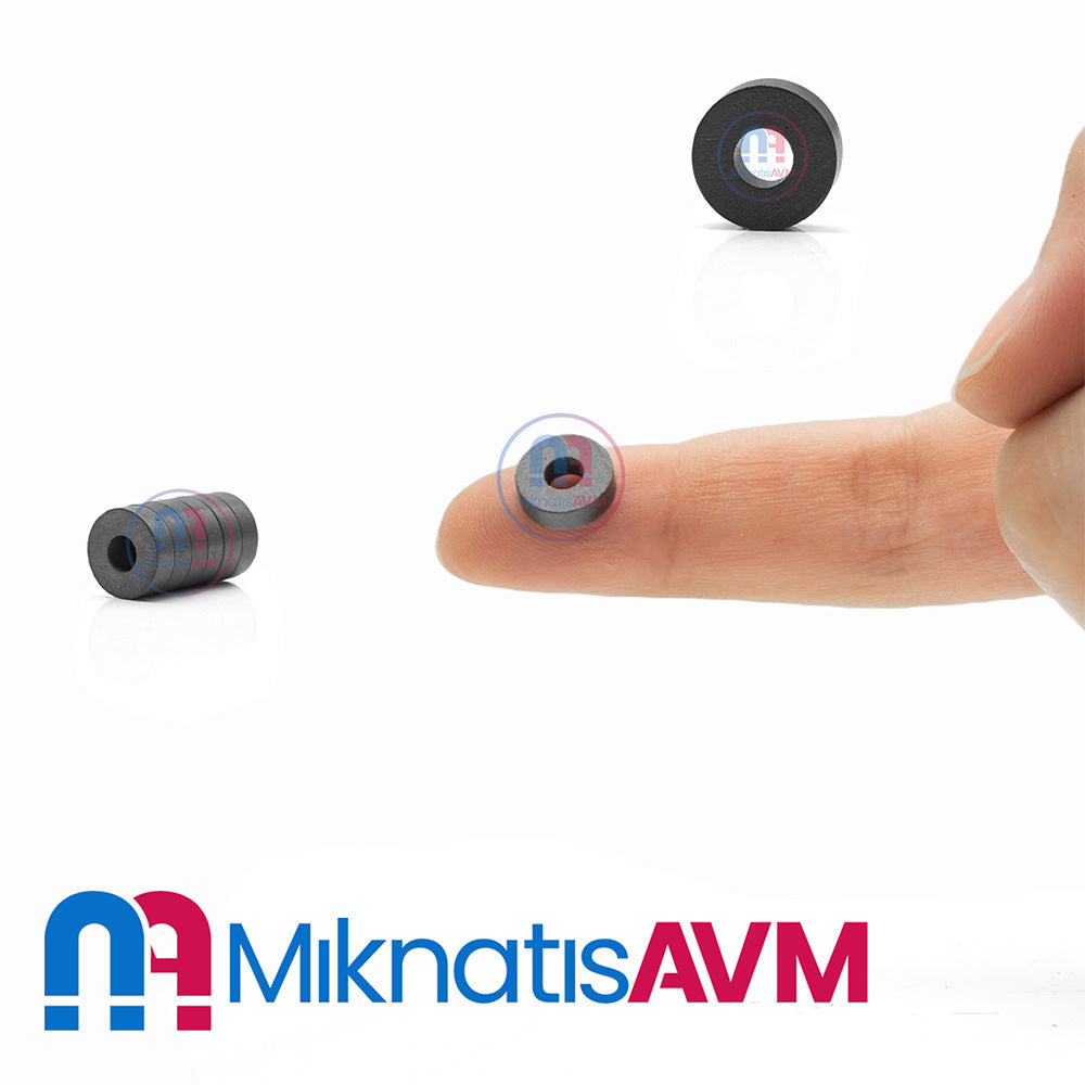 Ø10x4x3 mm Y35 Ferrite Magnet