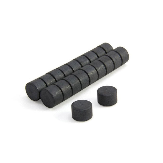 Ø10x5 mm Ferrite Magnet - Diameter: 10 mm, Thickness: 5 mm