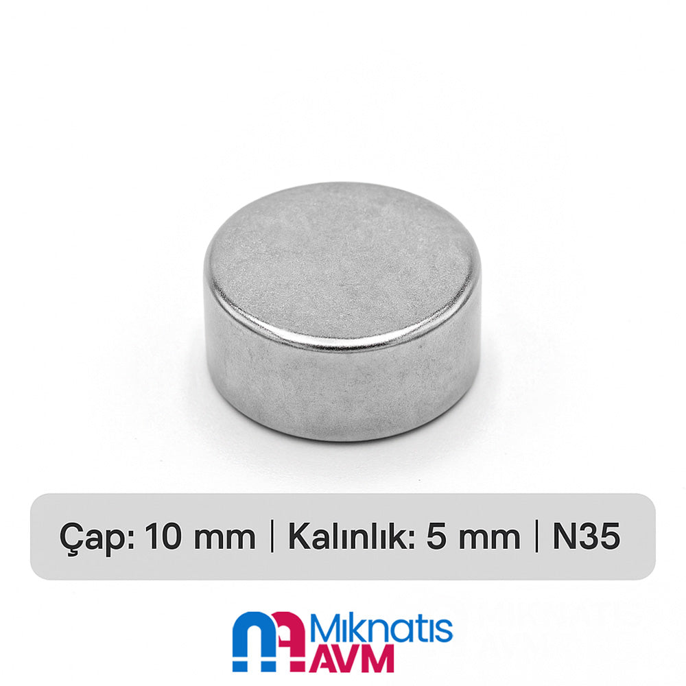 Ø10x5 mm - Neodymium Magnet