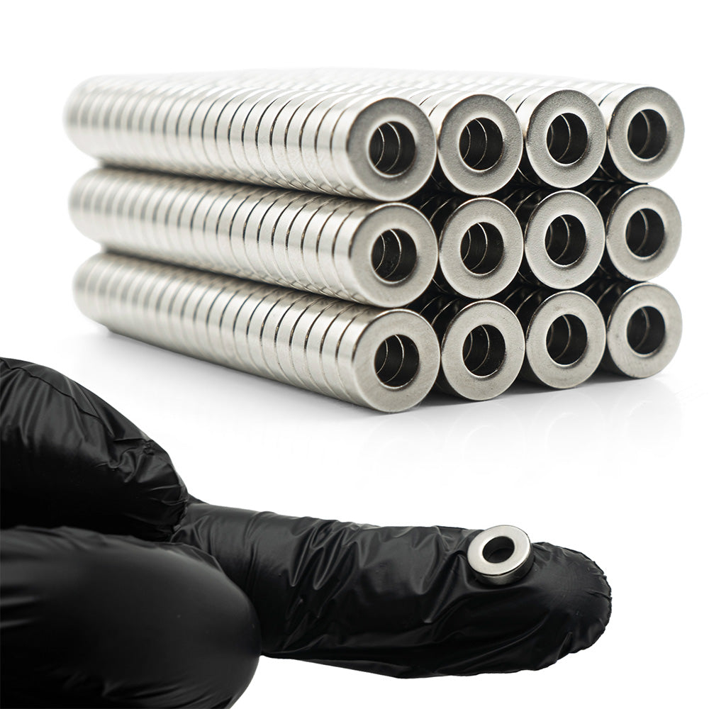 Ø10x5x3 mm – Neodymium Magnet with Grid Holes N35