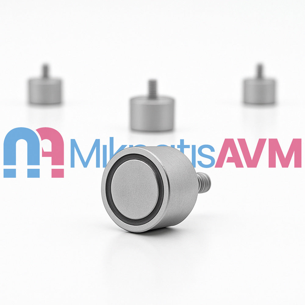 Ø10x7.5 mm M3x3.5 Stainless Steel Male Threaded Neodymium Pot Magnet