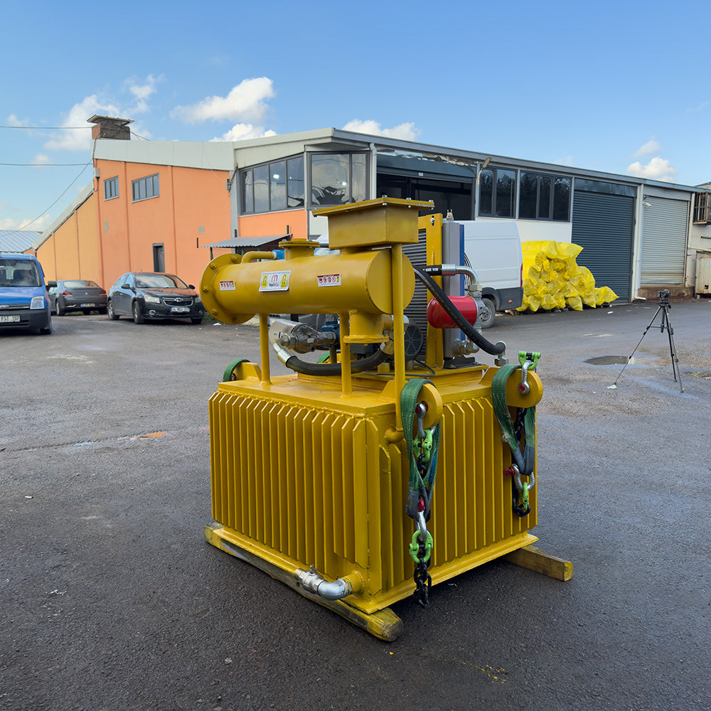 1100x1100x500 mm Oil-Cooled Electromagnetic Plate Magnet – 17 kW High Power