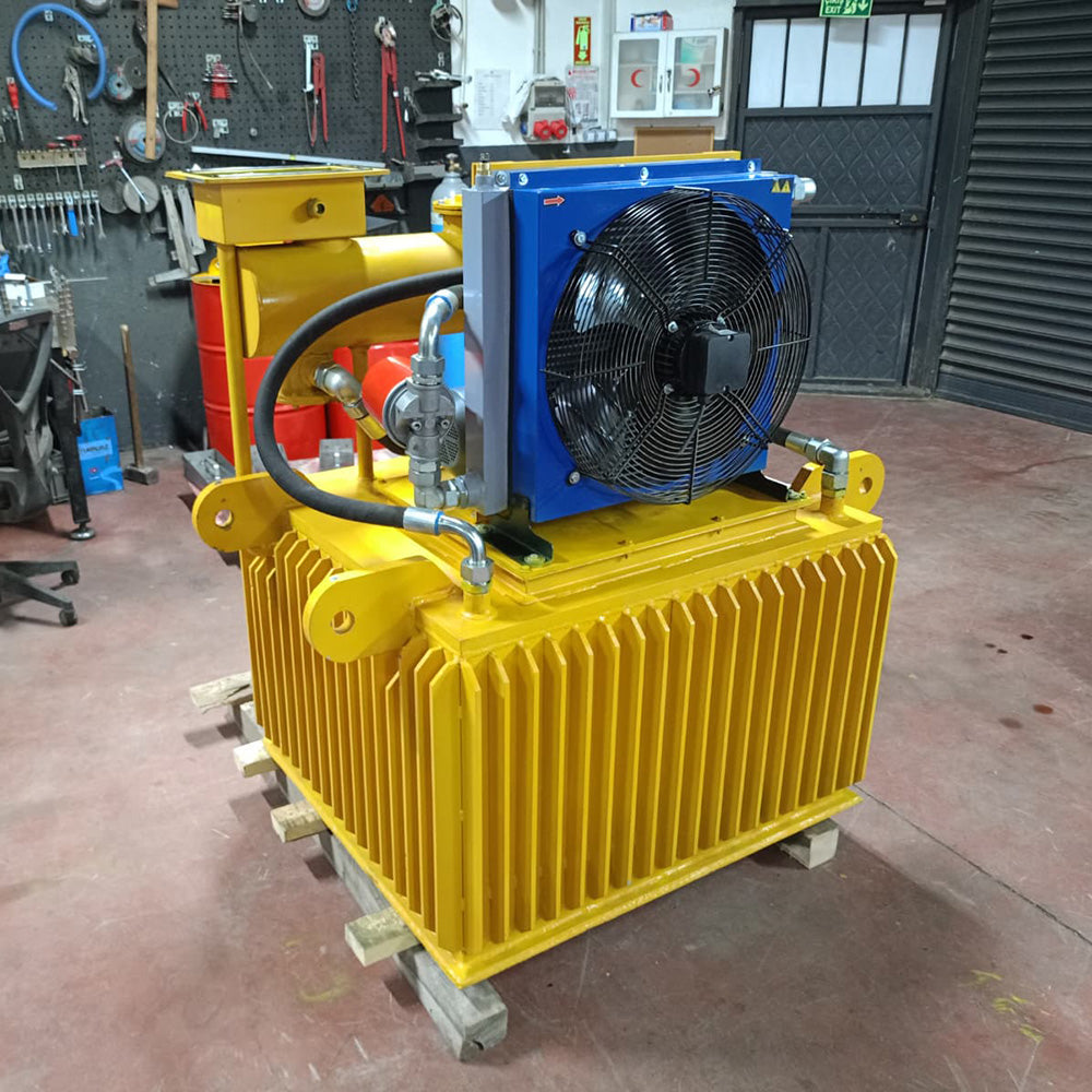 1100x1100x500 mm Oil-Cooled Electromagnetic Plate Magnet – 17 kW High Power