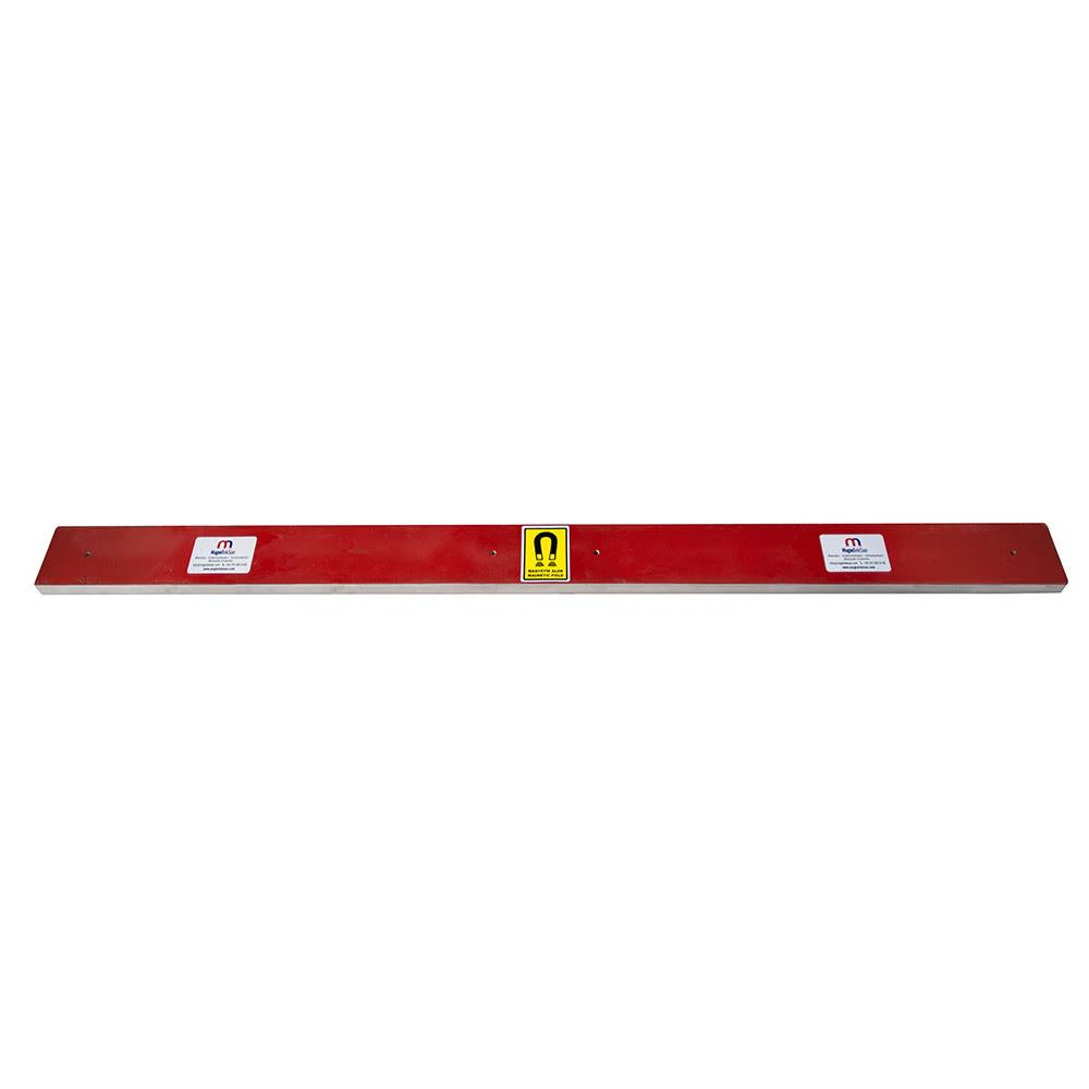 1200x120x23 mm Magnetic Plate Magnet - Suitable for Food Industry - Completely Stainless