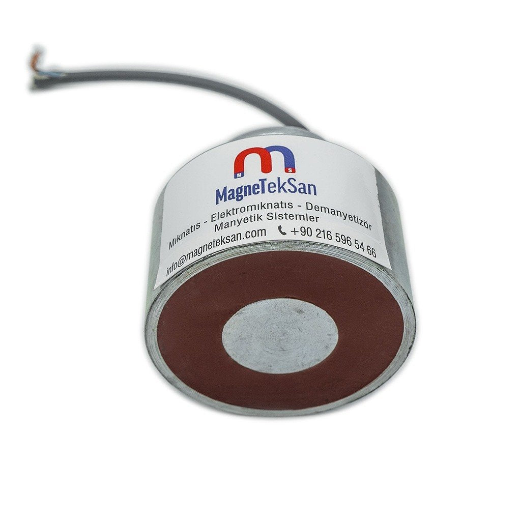 Ø120x60 mm Electromagnet - Large - Powerful Electromagnet - 190 kg Pull Force
