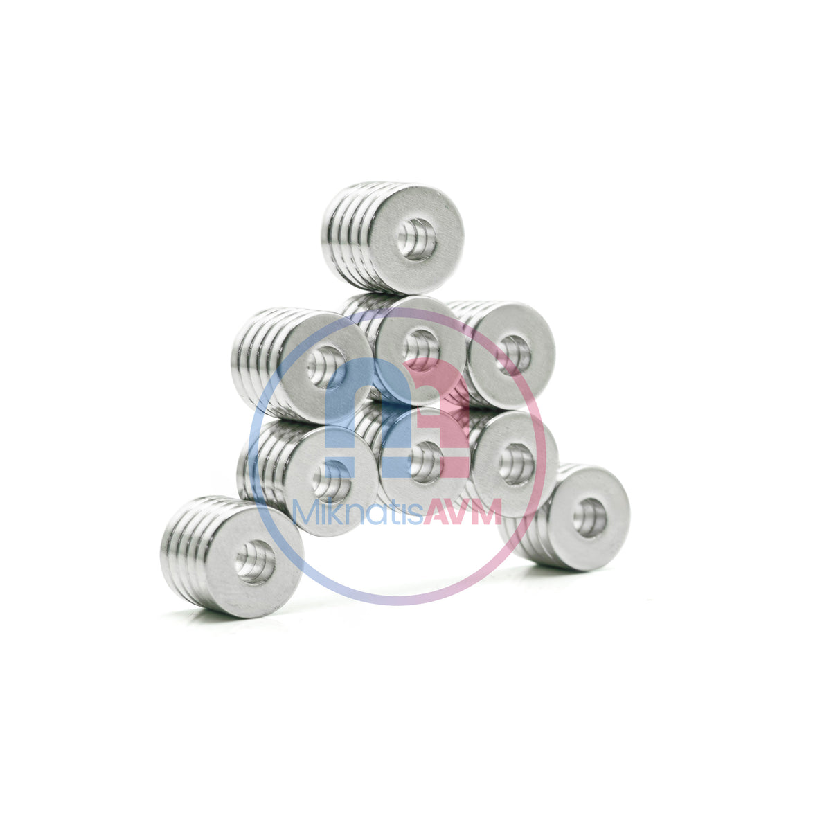 Ø13.5x5.5x2.5 mm Neodymium Magnet N35 Nickel