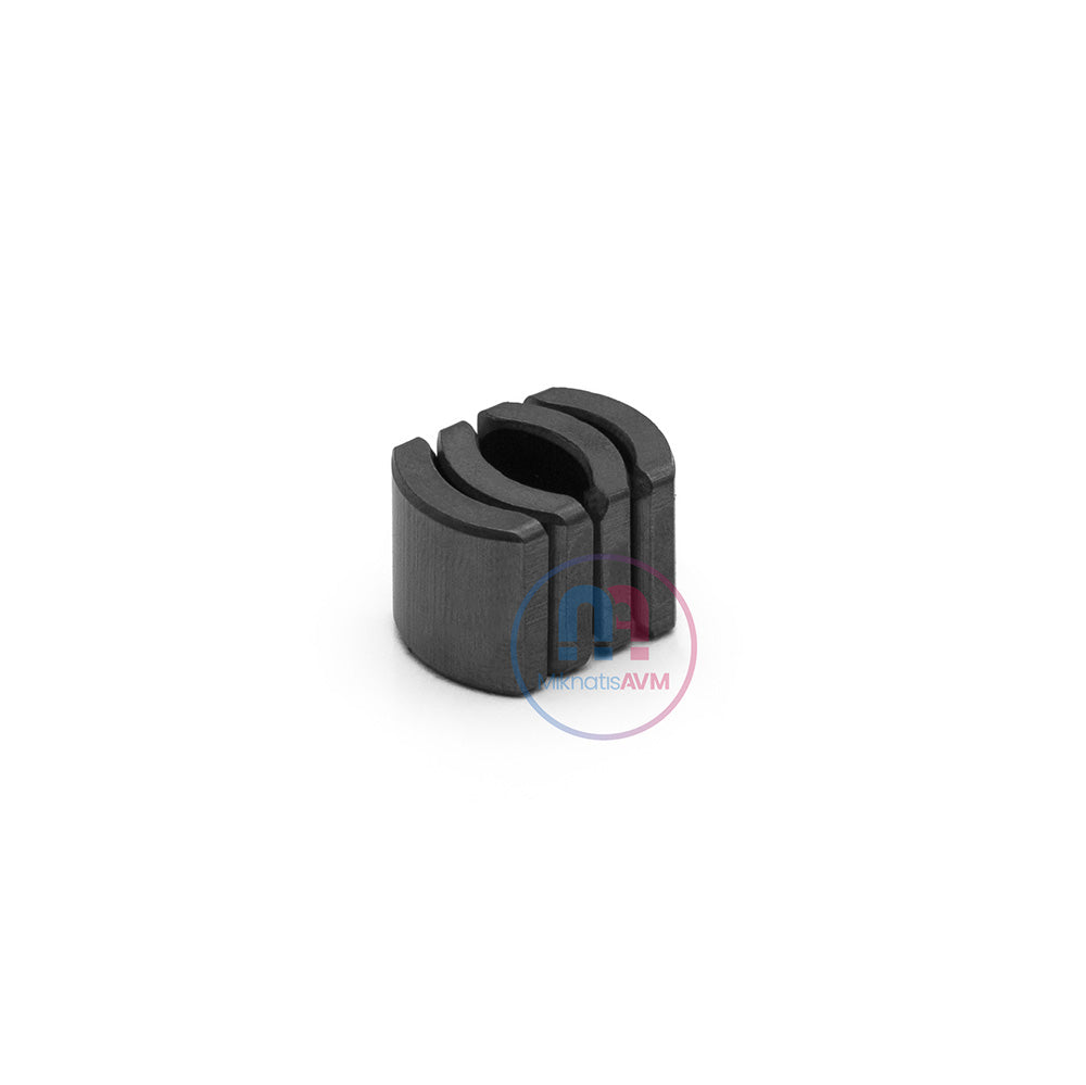 14x13 mm Black Arc Magnet (Outer Pole N)