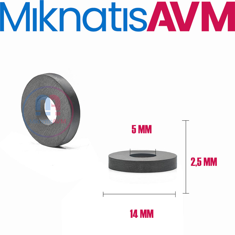 14x5x2.5 mm Y35 Ferrite Magnet