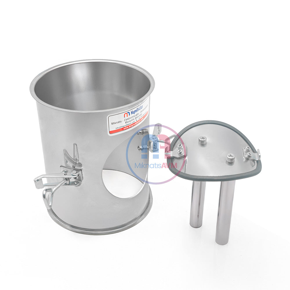 Ø150xØ150 mm Ø25x2 87-GZ-O Neodymium Drawer-Type Bullet Magnet – Hygienic Magnetic Separator for Food and Industrial Lines