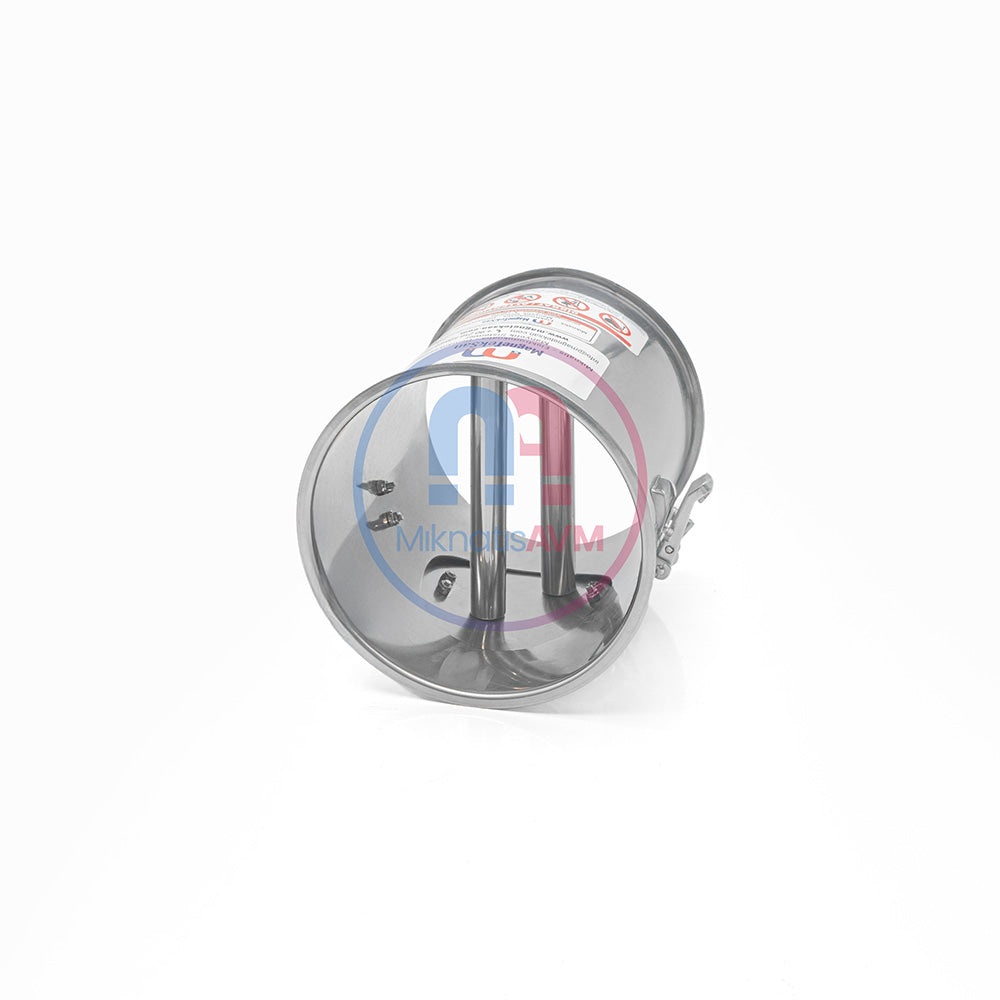 Ø150xØ150 mm Ø25x2 87-GZ-O Neodymium Drawer-Type Bullet Magnet – Hygienic Magnetic Separator for Food and Industrial Lines