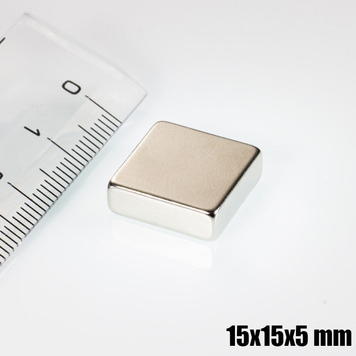 15x15x5 mm N45 Neodymium Magnet