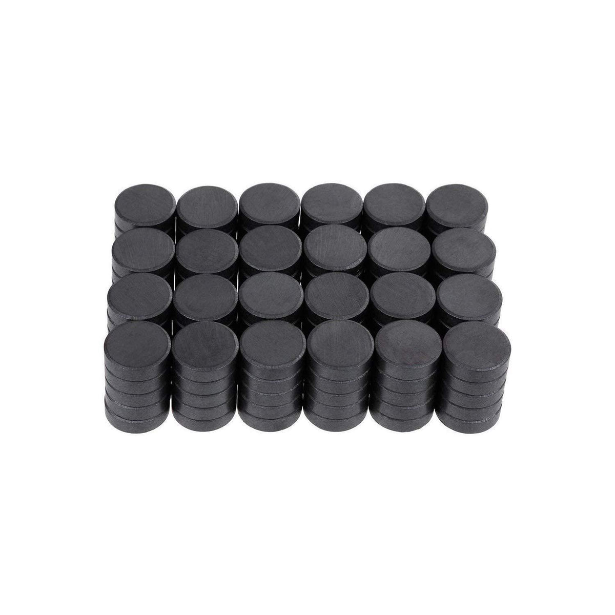 Ø15x3 mm Ferrite Black Ornamental Magnet