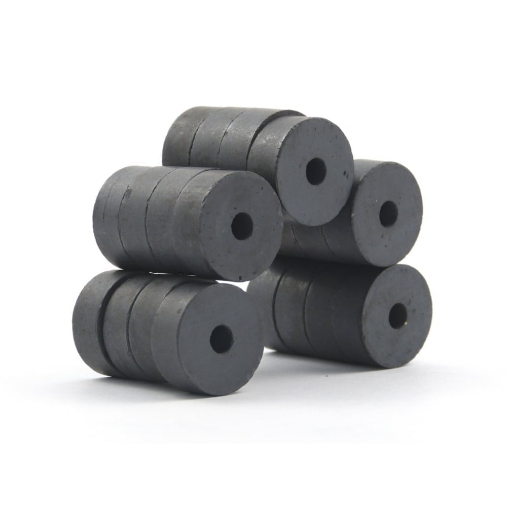 Ø15x4x4x4 mm Ferrite Magnet
