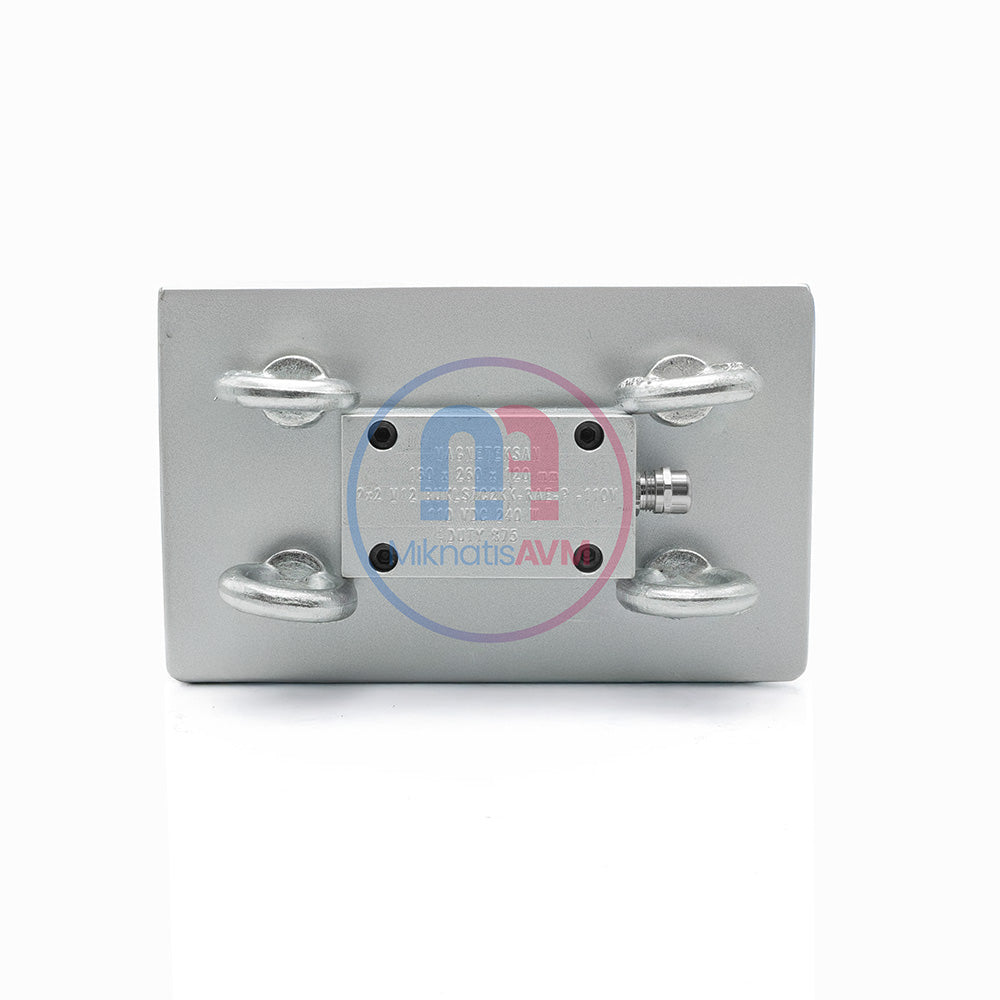 160x260x120 mm Powerful Electromagnet – 2xM12 Mounted, 110V DC Industrial Type