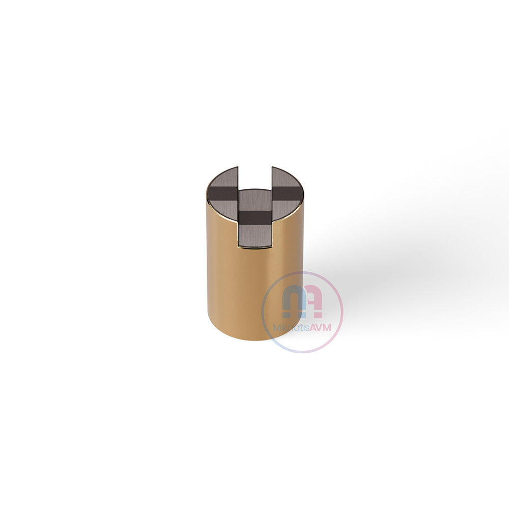 Ø16x25 mm Channel Type Blind Brass Pot Magnet