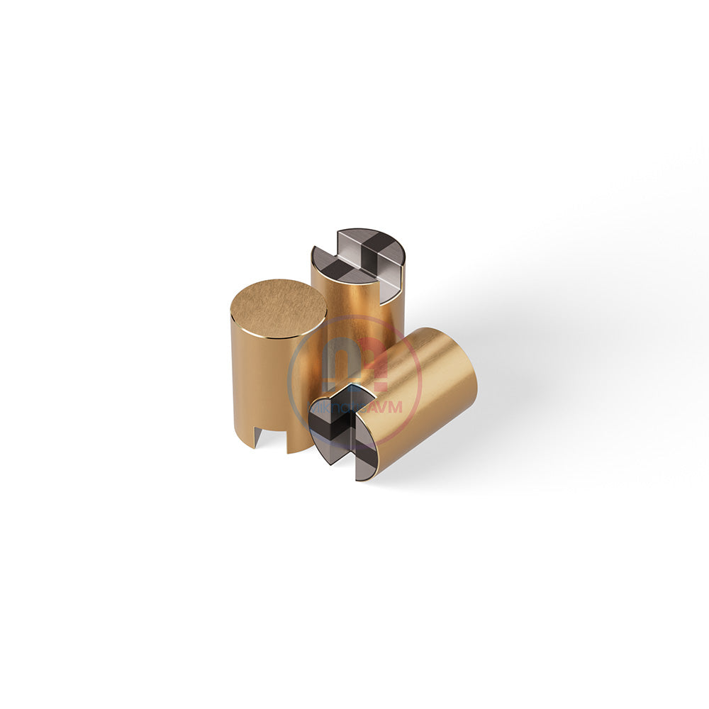Ø16x25 mm Channel Type Blind Brass Pot Magnet