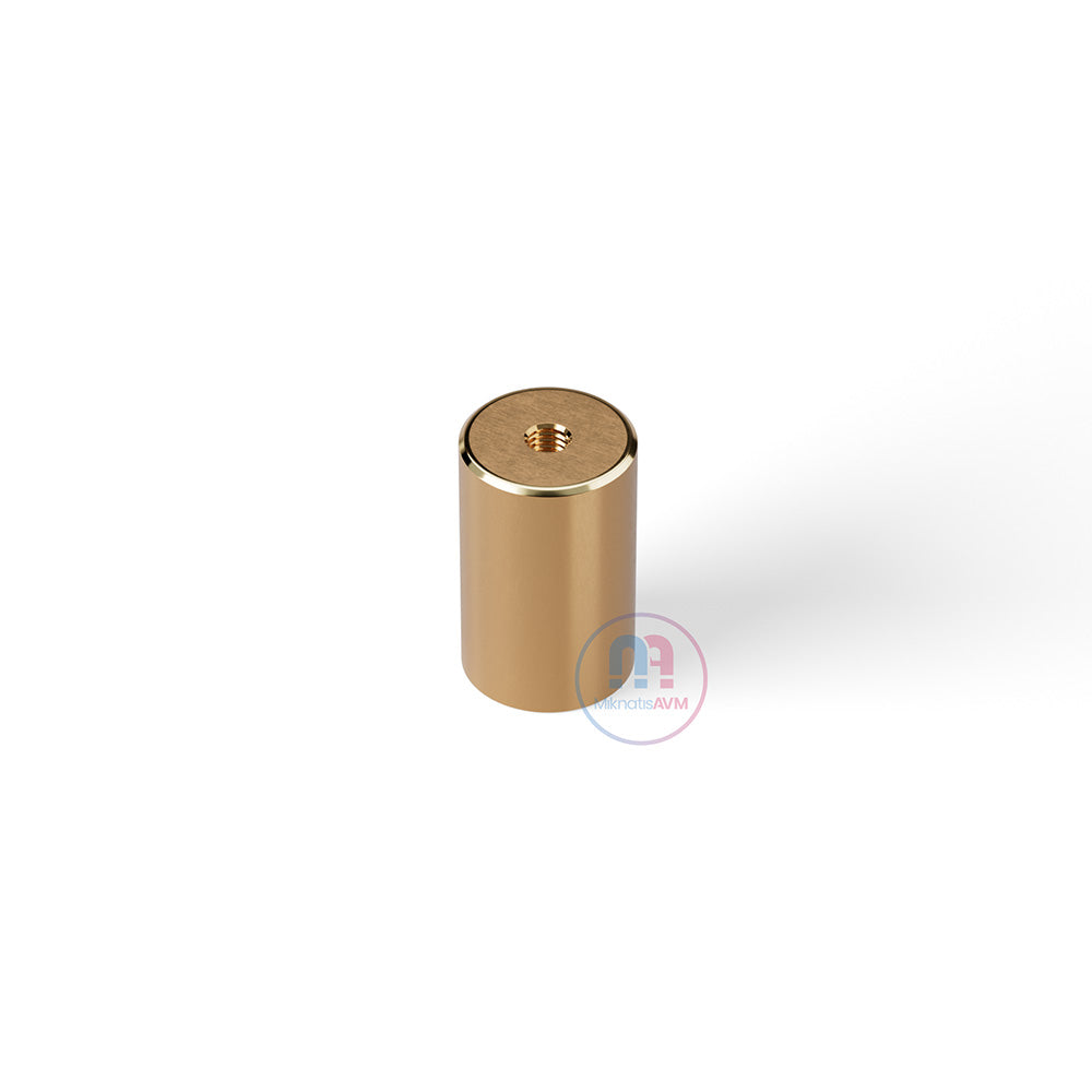 Ø16x25 mm M4x5 Brass Pot Magnet