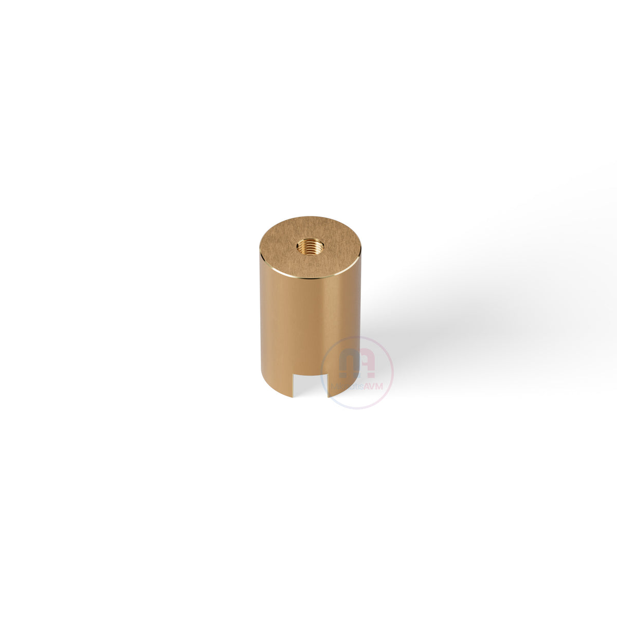 Ø16x25 mm M6x4 Channel Type Female Brass Pot Magnet