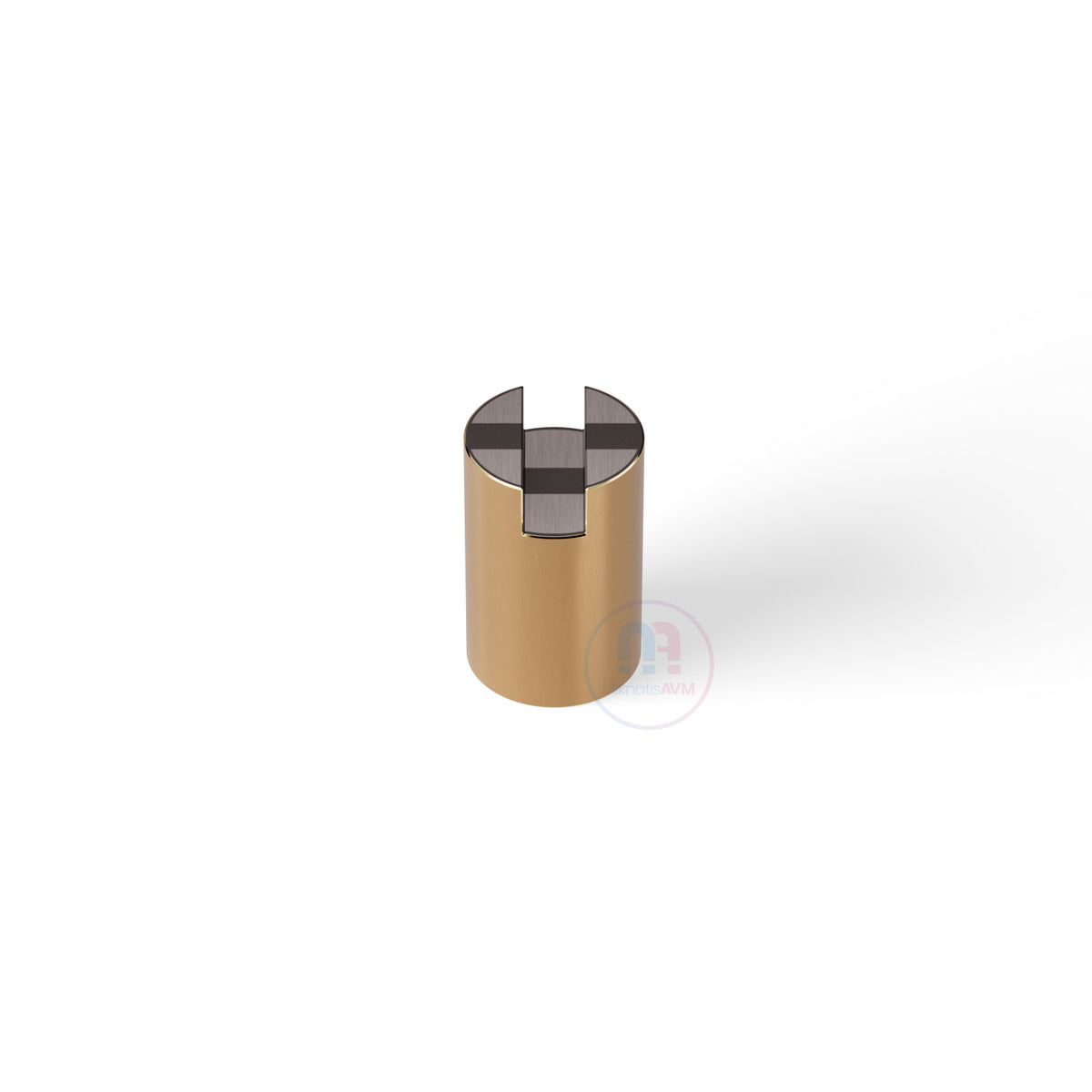 Ø16x25 mm M6x4 Channel Type Female Brass Pot Magnet