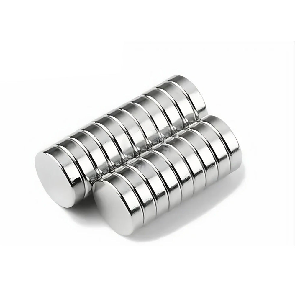 Ø17.5x4 mm N45 Neodymium Magnet Nickel
