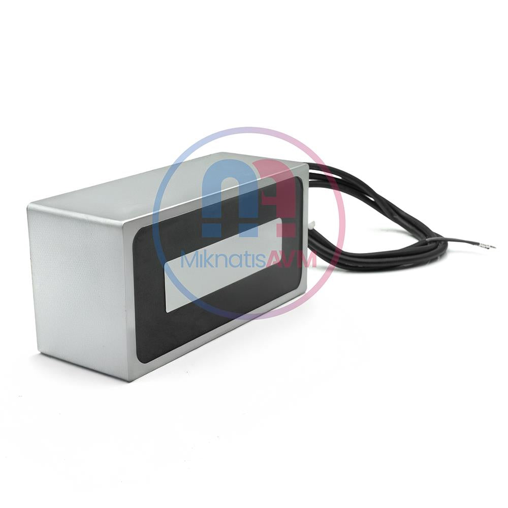 200x100x80 mm 24V 48W 100% Duty Cycle Electromagnet – Part Holding in Automation Lines (2xM8)