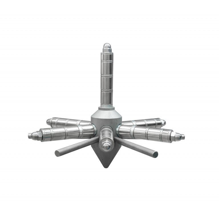 Ø200x200 mm Star-Type Neodymium Magnetic Grid Separator