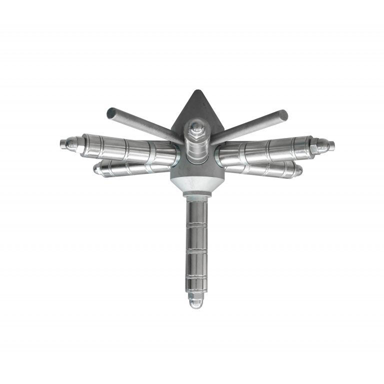 Ø200x200 mm Star-Type Neodymium Magnetic Grid Separator