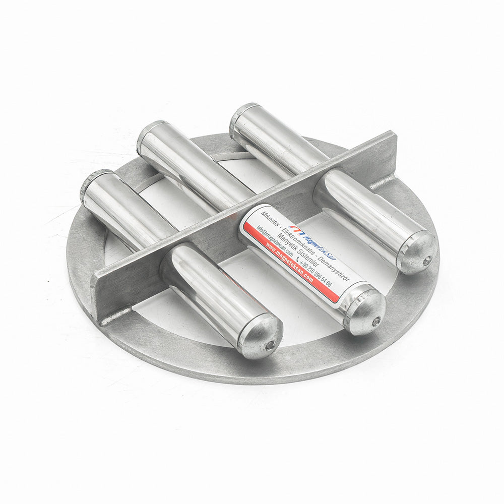 Ø200 mm Stainless Steel Ferrite Grid Magnet