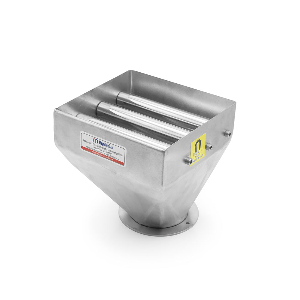 Reduced-Size Grid Magnet with 200x150 mm Input – Magnetic Separator for Herbal Tea Packaging Machines