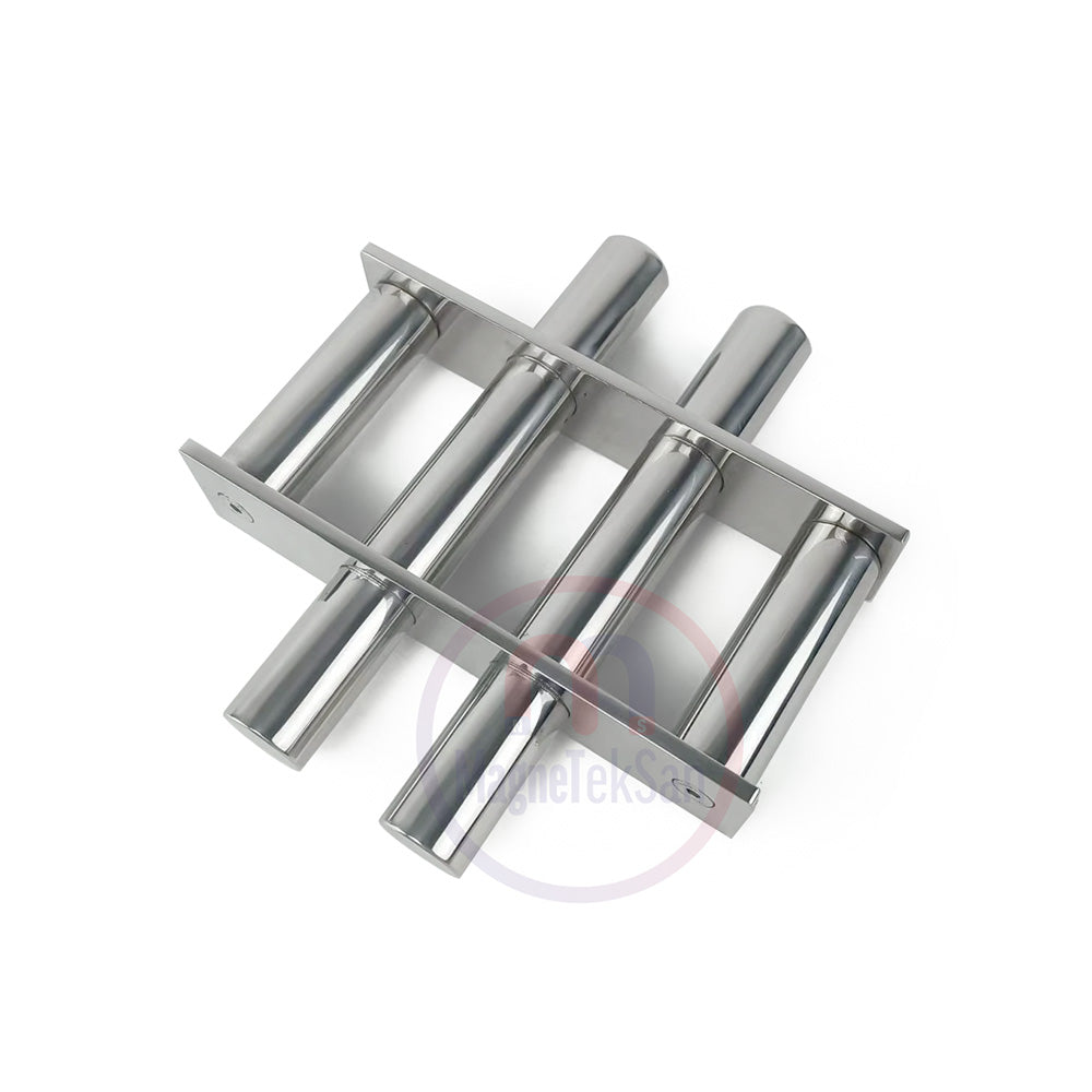 200x200 mm Custom-Made Grid Magnet - Completely Stainless Steel
