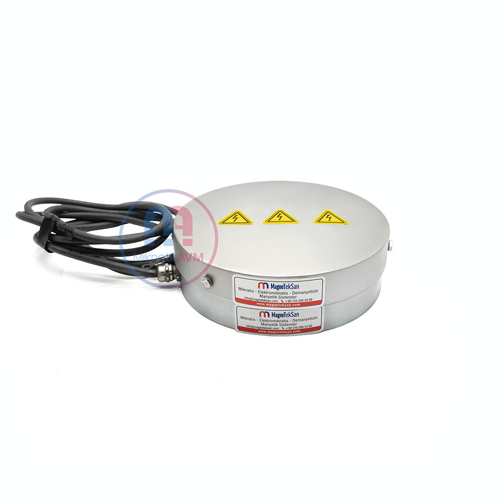 Ø200x63 mm Side-Mounted Electromagnet – Industrial Magnetic Holding System