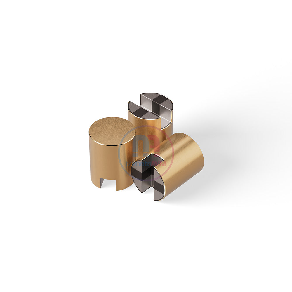 Ø20x25 mm Channel Type Blind Brass Pot Magnet