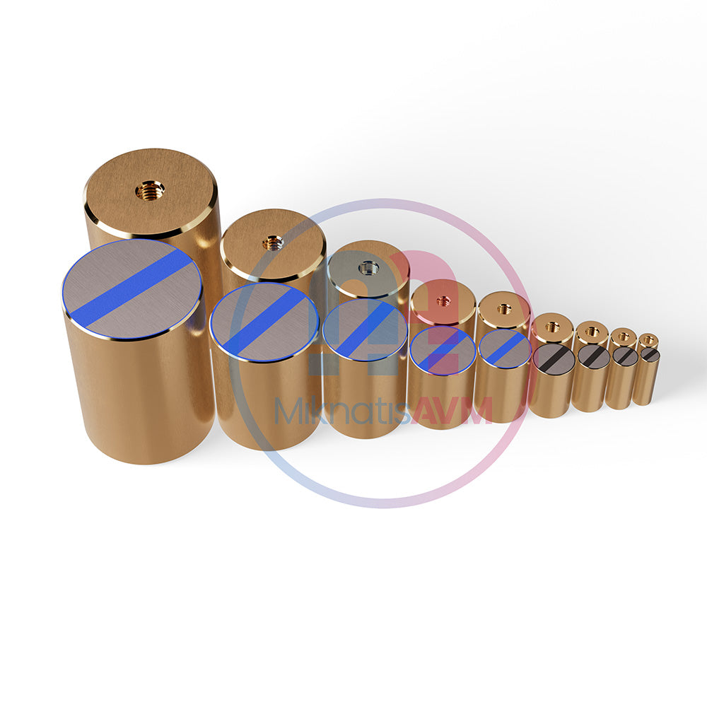 Ø20x25 mm M6x5 mm Brass Pot Magnet