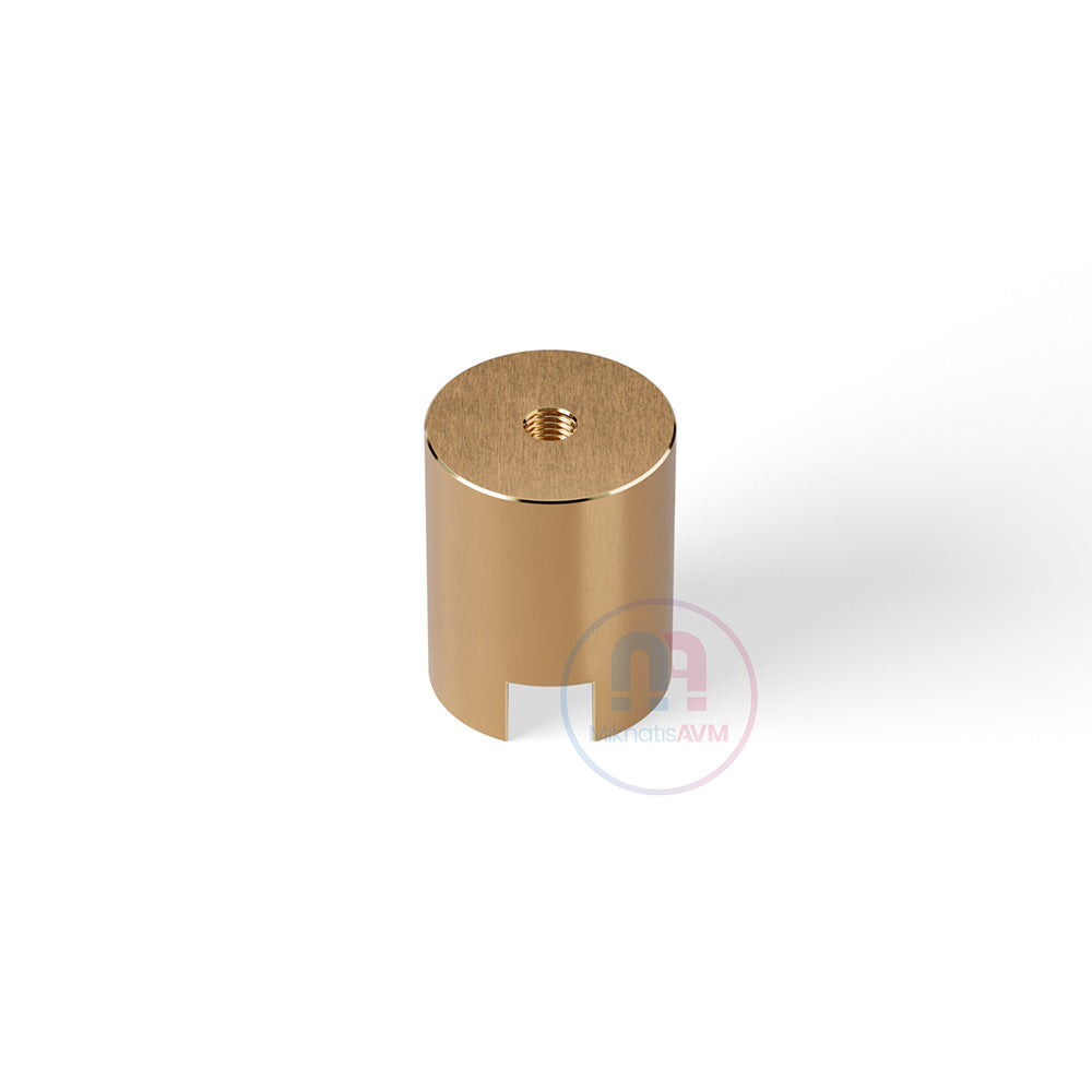 Ø20x25 mm M6x4 Channel Type Female Brass Pot Magnet