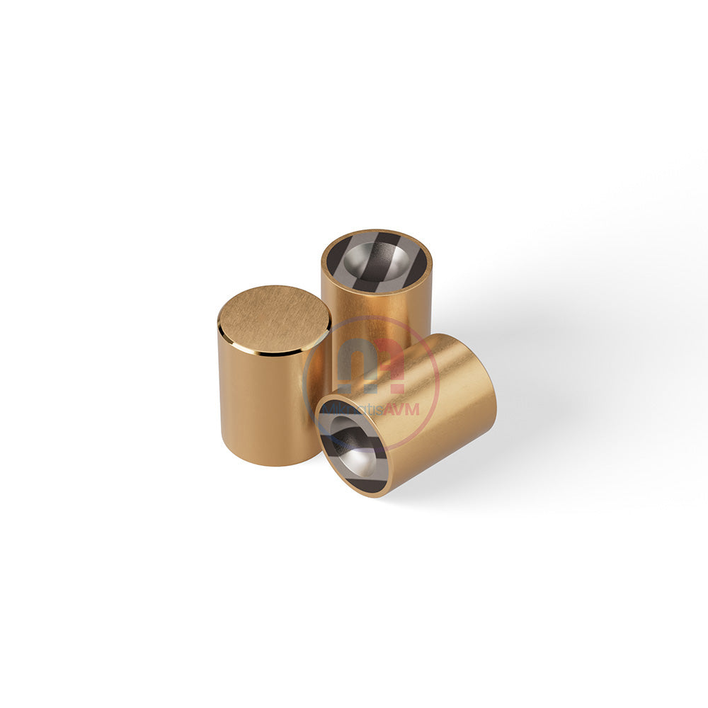 Ø20x25 mm Hemispherical Blind Brass Pot Magnet