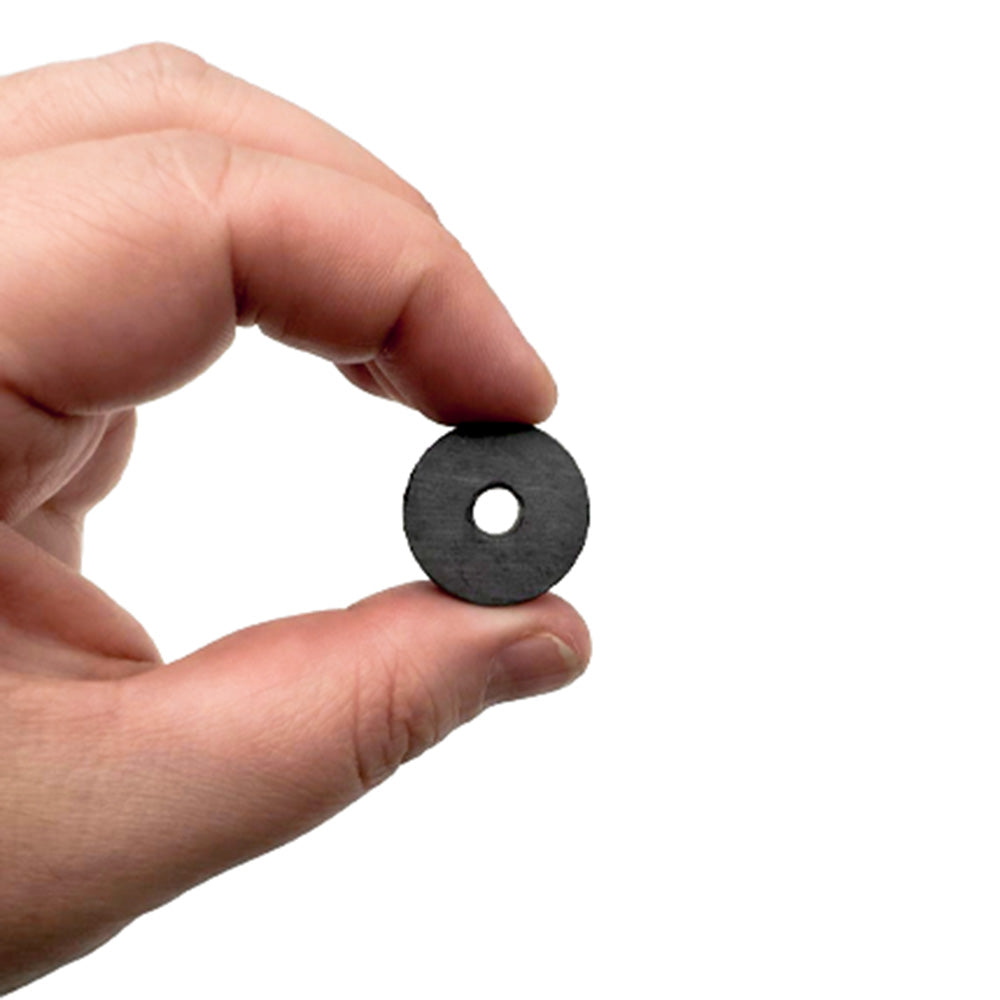 Ø20x5x5 mm Ferrite Hole Magnet - Y35