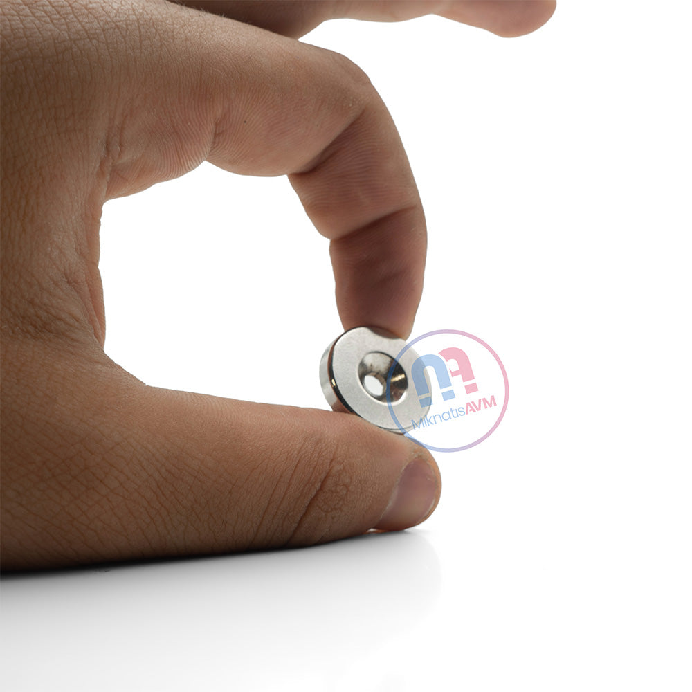 Ø20x9/4.2x4mm Countersunk Neodymium Magnet - Strong Mounting and Versatile Use