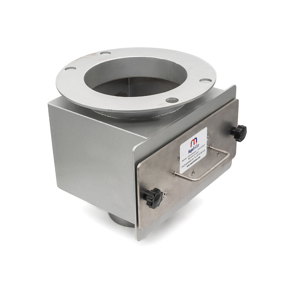Ø220 mm Inlet, Ø150 mm Outlet Staggered Sequence Magnetic Grid in Housing